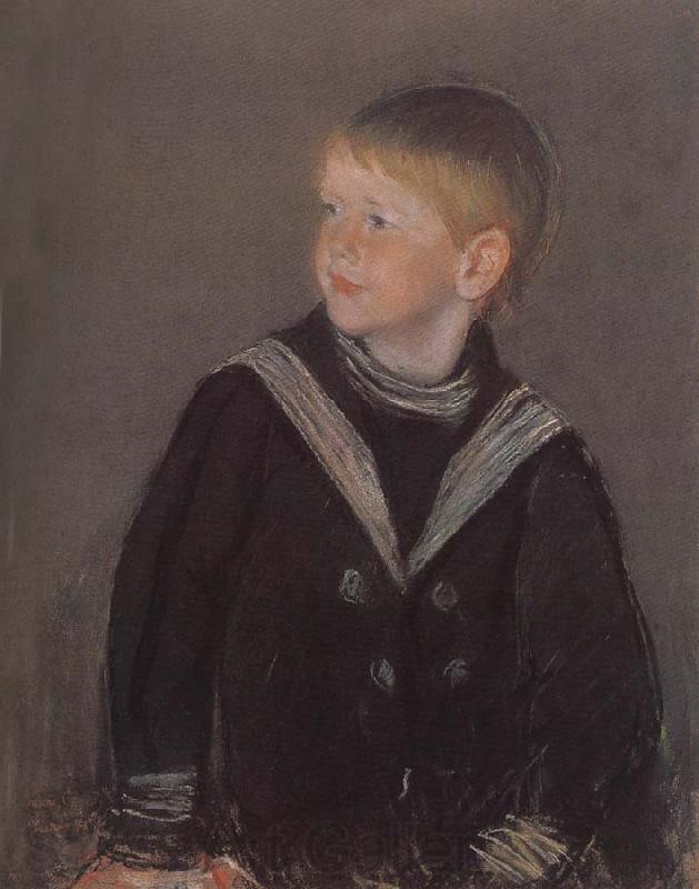 Mary Cassatt Boy wearing the mariner clothes